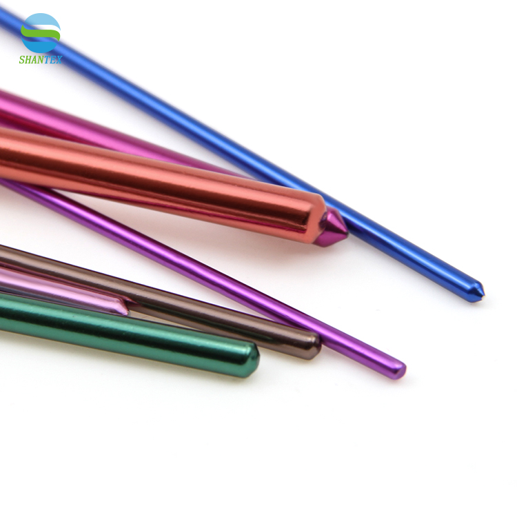 2mm-10mm mehrfarbige Webart-Handwerks-Garn-nähende Werkzeuge Aluminiumgriff-Häkelnadel-Stricknadeln