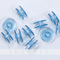 Haushalts-kleines leeres blaues Draht-Nähmaschine-Spulen-Plastikfaden-Spulen-Nähmaschine-Zubehör